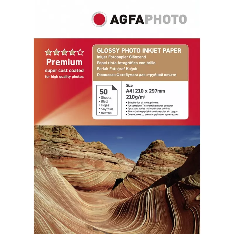 AgfaPhoto Photo Glossy Paper 210 g A 4 50 arkuszy