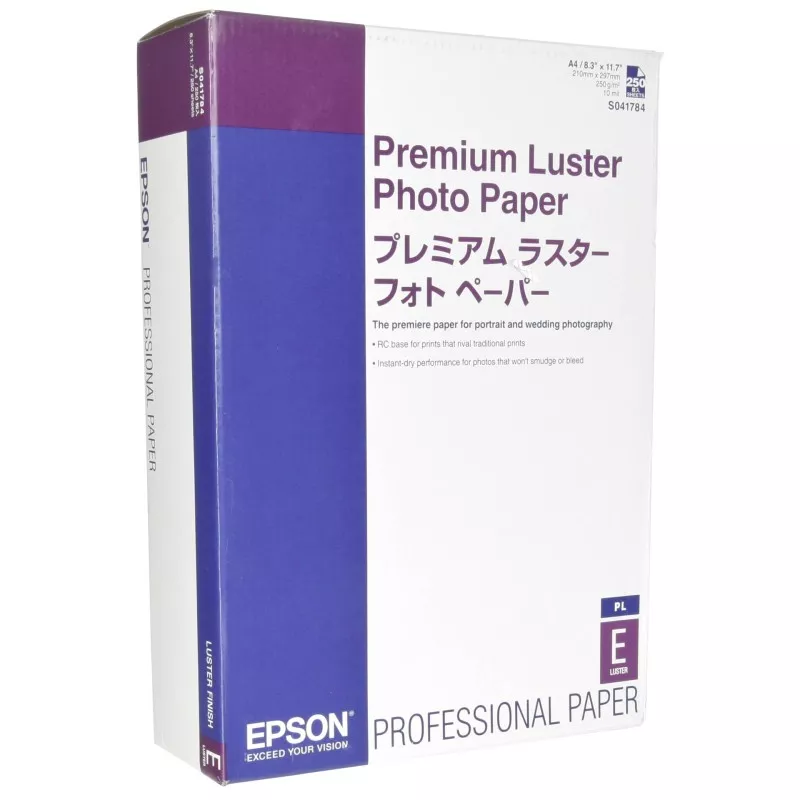 Epson Premium Luster Photo Paper A 4 250 kartek, 260 g S 041784