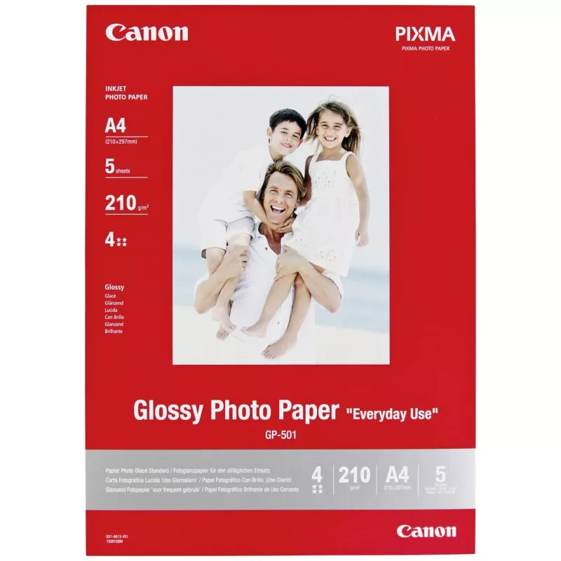 Canon GP-501 A 4, glossy 210 g, 5 kartek