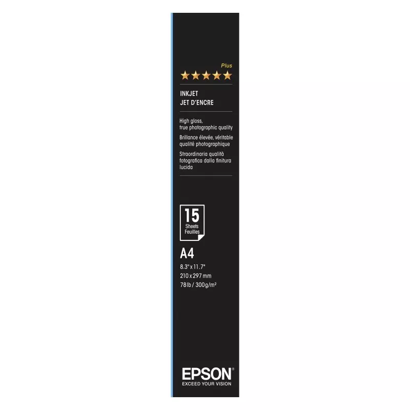 Epson Ultra Glossy Photo Paper A 4, 15 kartek, 300 g S 041927