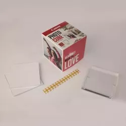 Canon PP-201 13x13 cm Photo Cube Creative Pack White Pink 40 Sh.