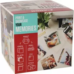 Canon PP-201 13x13 cm Photo Cube Creative Pack White Blue 40 Sh.