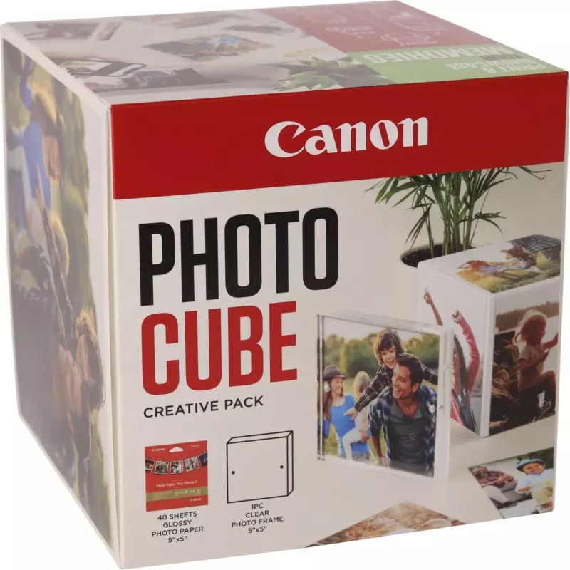 Canon PP-201 13x13 cm Photo Cube Creative Pack White Green 40 Sh.