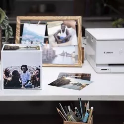 Canon PP-201 13x13 cm Photo Cube Creative Pack White Green 40 Sh.