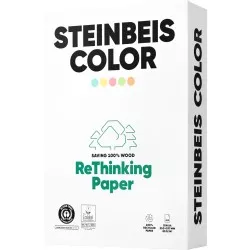 Steinbeis Magic Colour zolty Recyclingpapier A 4 80 g 500 Bl.