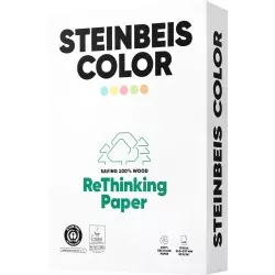 Steinbeis Magic Colour niebieski Recyclingpapier A 4 80 g 500 Bl.