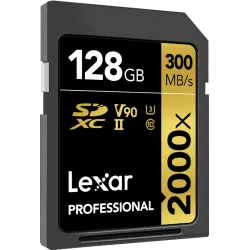 Lexar SDXC Pro 2000X UHS-II U3 R300/W260 (V90) 128GB