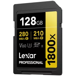 Lexar SDXC Pro 1800x U3 UHS-II R280/W210 (V60) 128GB