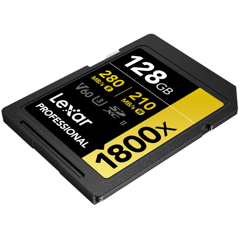 Lexar SDXC Pro 1800x U3 UHS-II R280/W210 (V60) 128GB