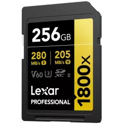 Lexar SDXC Pro 1800x U3 UHS-II R280/W210 (V60) 256GB