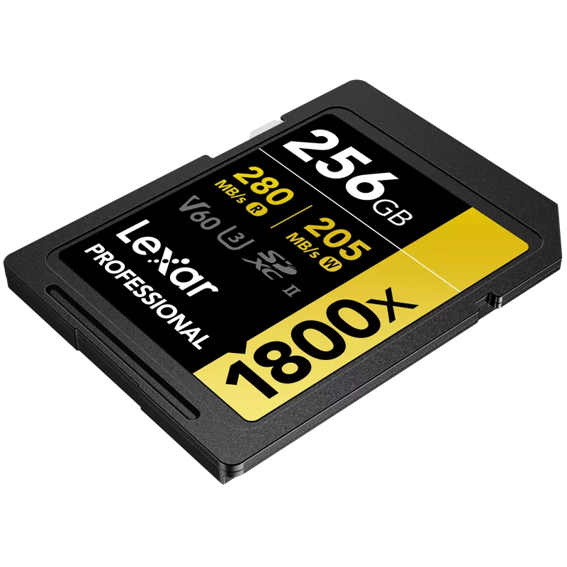 Lexar SDXC Pro 1800x U3 UHS-II R280/W210 (V60) 256GB