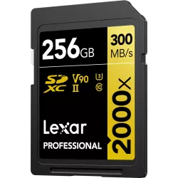 Lexar SDXC Pro 2000X UHS-II U3 R300/W260 (V90) 256GB