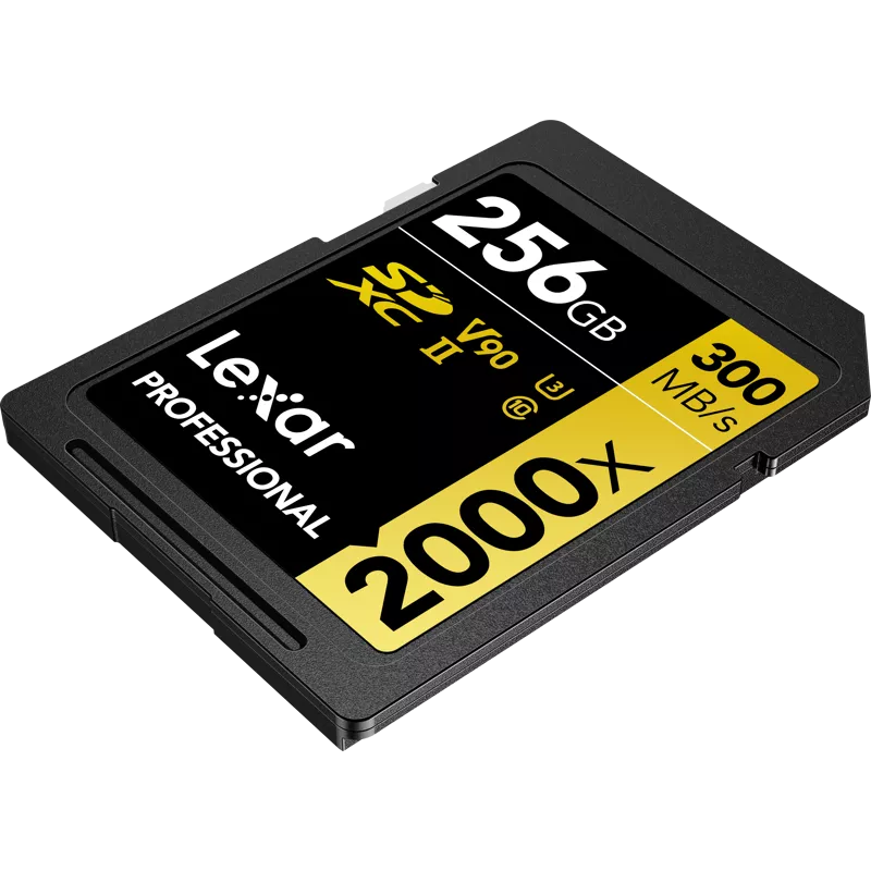 Lexar SDXC Pro 2000X UHS-II U3 R300/W260 (V90) 256GB