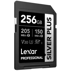 Lexar SDXC Professional SILVER Plus 1066x UHS-I/U3/A2/4K R205/W150 (V30) 256GB