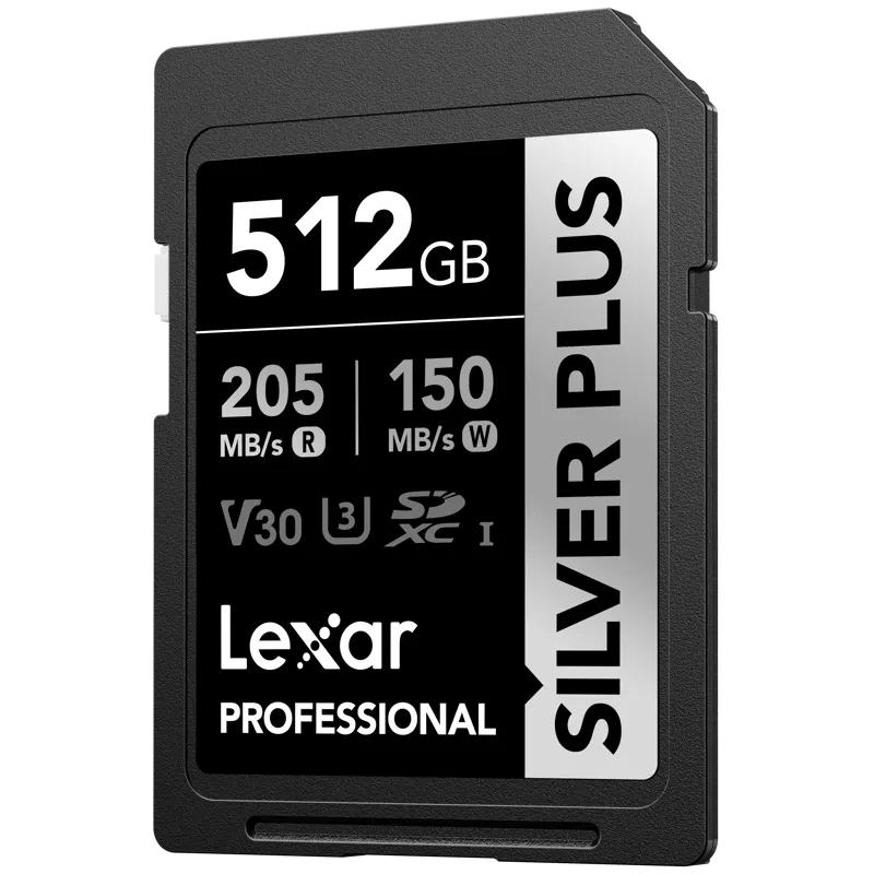 Lexar SDXC Professional SILVER Plus 1066x UHS-I/U3/A2/4K R205/W150 (V30) 512GB