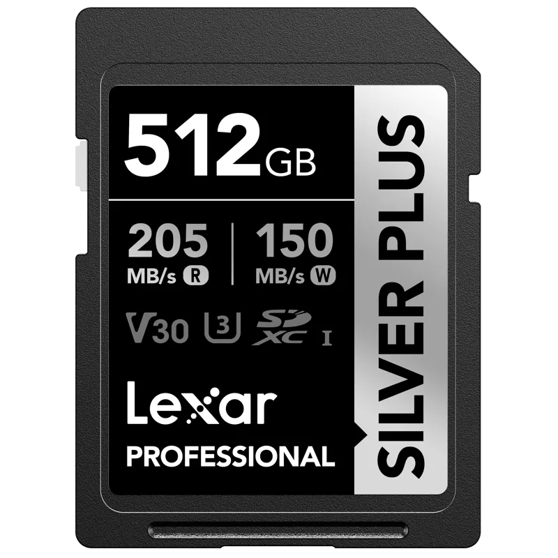 Lexar SDXC Professional SILVER Plus 1066x UHS-I/U3/A2/4K R205/W150 (V30) 512GB