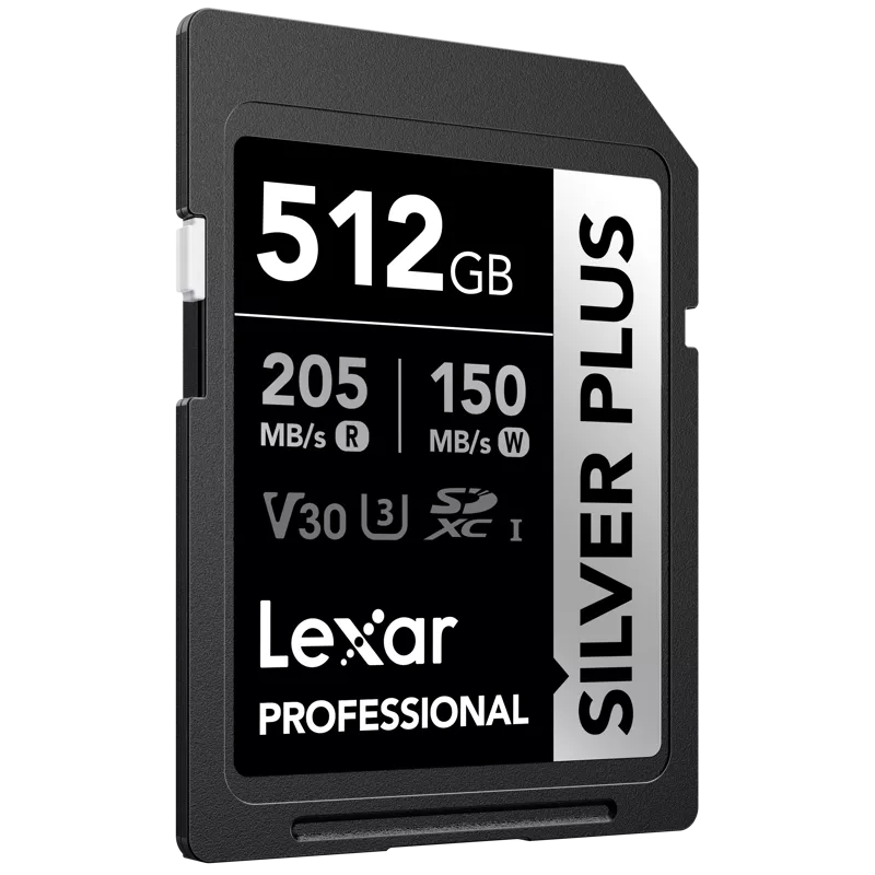 Lexar SDXC Professional SILVER Plus 1066x UHS-I/U3/A2/4K R205/W150 (V30) 512GB