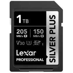 Lexar SDXC Professional SILVER Plus 1066x UHS-I/U3/A2/4K R205/W150 (V30) 1TB