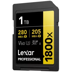 Lexar SDXC Pro 1800x U3 UHS-II R280/W210 (V60) 1TB
