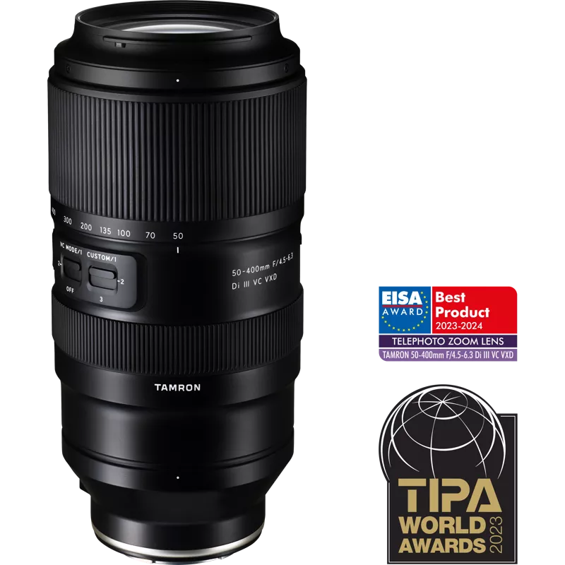Tamron 50-400 mm F/4.5-6.3 Di III VC VXD Sony E (Full Frame & APS-C)