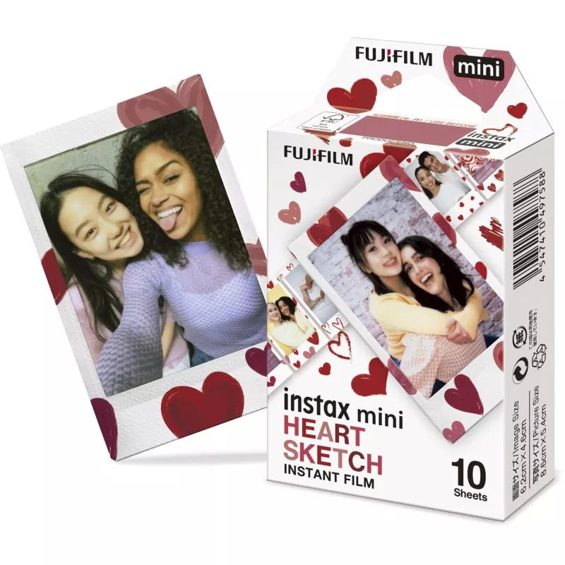 Fujifilm instax mini Film Heart Sketch