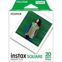 1x2 Fujifilm Instax Square Film white frame NEU