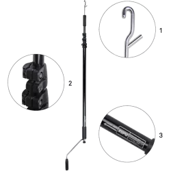 Kupo KCP-206 Telescopic Operating Pole ( 1.9~6.4M)