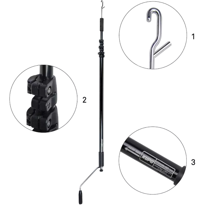 Kupo KCP-206 Telescopic Operating Pole ( 1.9~6.4M)