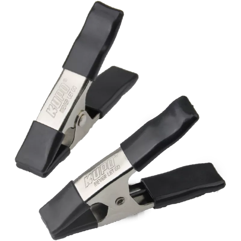 Kupo KCP-354-BK 4in Steel Spring A Clamp - Black (Set of 2)
