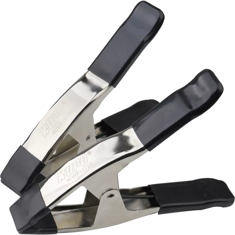 Kupo KCP-359-BK 9in Steel Spring A Clamp - Black (Set of 2)