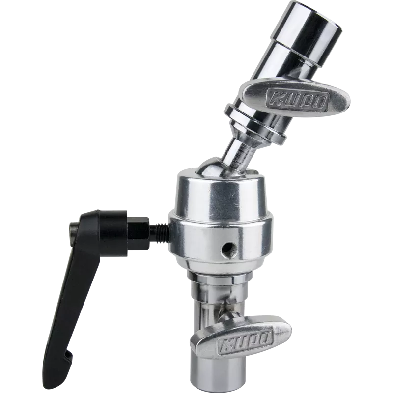 Kupo KCP-412 5/8" Swivel Super Grip Double Baby Receiver