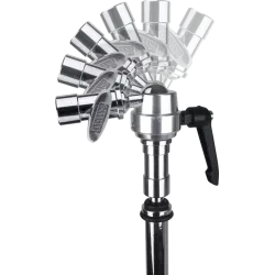 Kupo KCP-412 5/8" Swivel Super Grip Double Baby Receiver