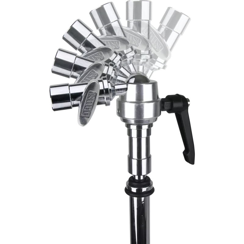 Kupo KCP-412 5/8" Swivel Super Grip Double Baby Receiver