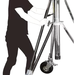 Kupo 756 Jumbo Stand with Braked Wheels