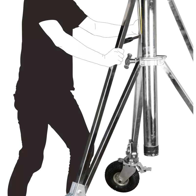 Kupo 756 Jumbo Stand with Braked Wheels