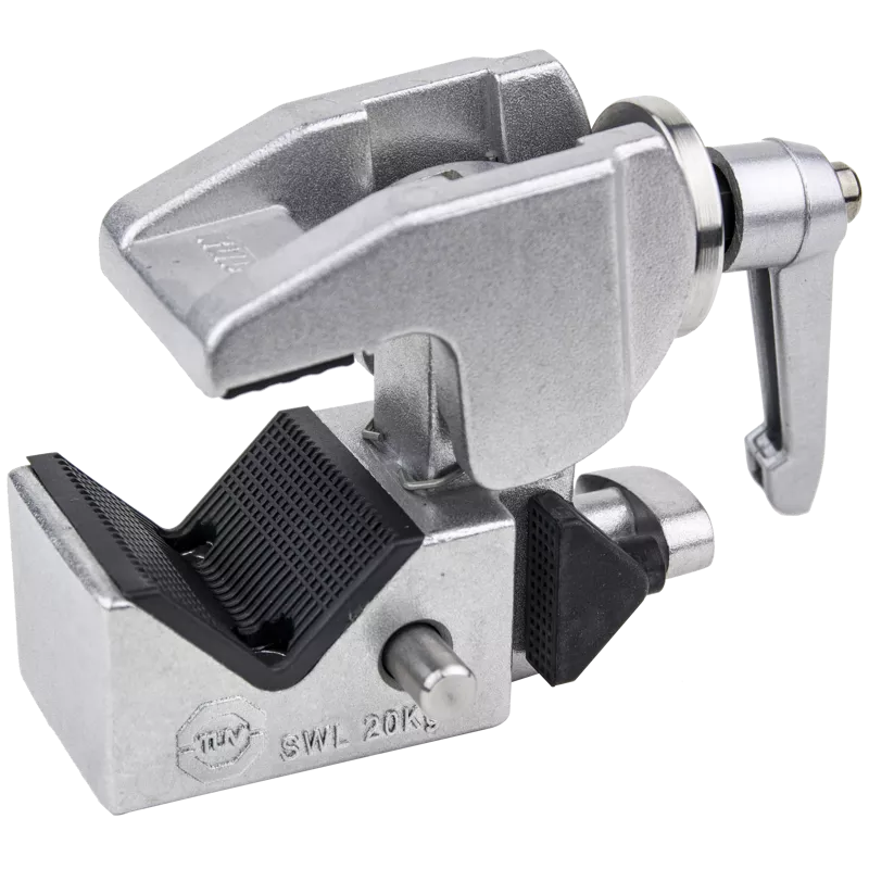 Kupo KCP-710 Convi Clamp with Adjustable Handle - Silver
