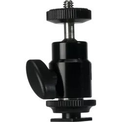 NANLITE MINI BALL HEAD WITH 1/4'' AND HOTSHOE