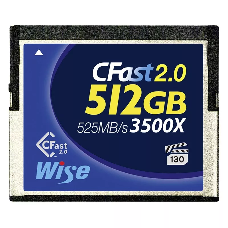 Wise CFast 2.0 Card 3500x  512GB blue