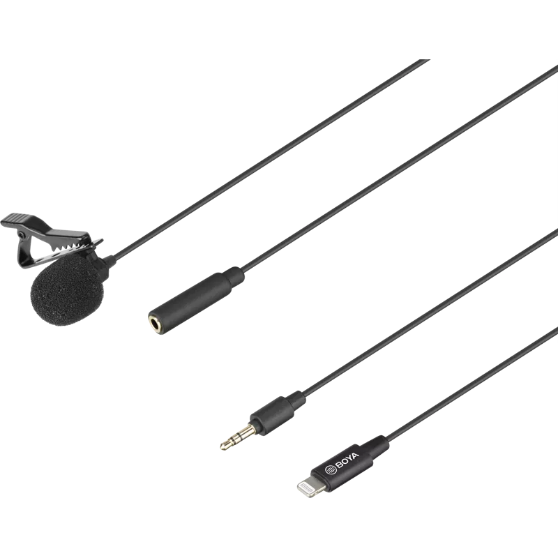 Boya BY-M2 /  mikrofon krawatowy - system iOS
