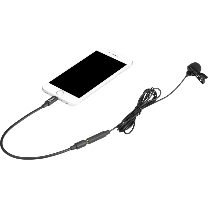 Boya BY-M2 /  mikrofon krawatowy - system iOS