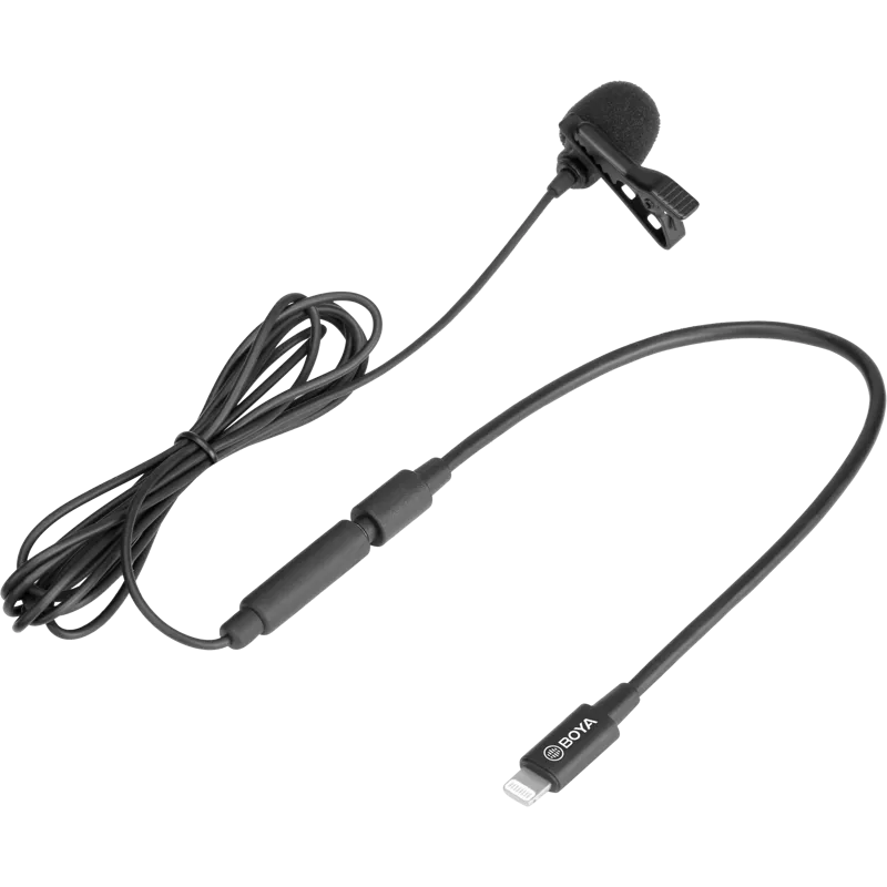 Boya BY-M2 /  mikrofon krawatowy - system iOS
