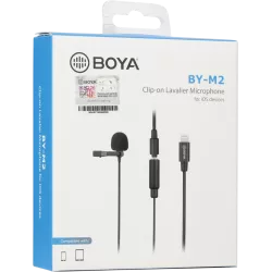 Boya BY-M2 /  mikrofon krawatowy - system iOS