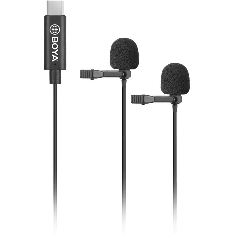 Boya BY-M3D / Dual-Mic Lavalier Microphone / for Type-C devices