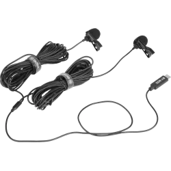 Boya BY-M3D / Dual-Mic Lavalier Microphone / for Type-C devices