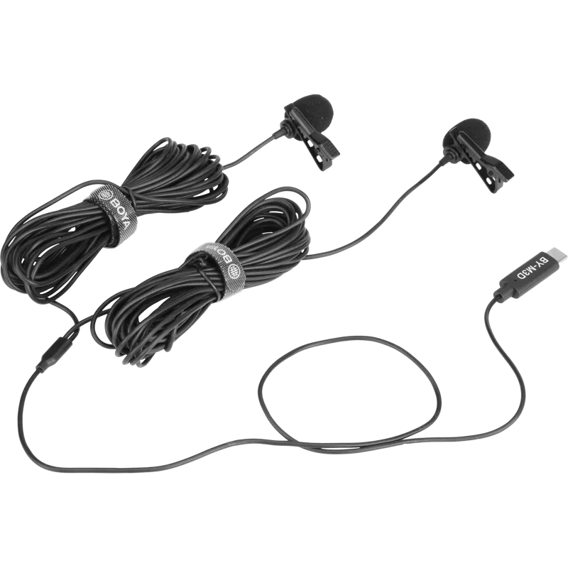 Boya BY-M3D / Dual-Mic Lavalier Microphone / for Type-C devices