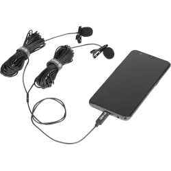 Boya BY-M3D / Dual-Mic Lavalier Microphone / for Type-C devices