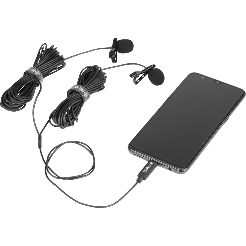 Boya BY-M3D / Dual-Mic Lavalier Microphone / for Type-C devices