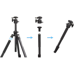 SmallRig 4288 Tripod with Lateral Center Column CT200