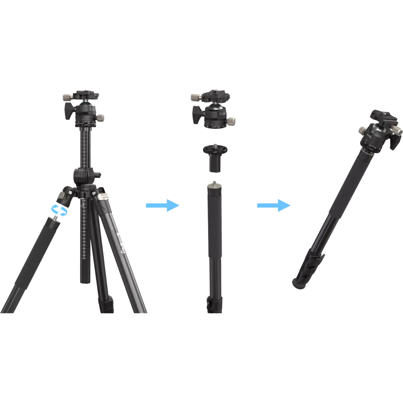 SmallRig 4288 Tripod with Lateral Center Column CT200