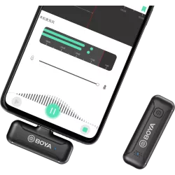 Boya BY-WM3T2-U1 - 2.4G Mini Wireless Microphone - for USB Type-C devices 1+1